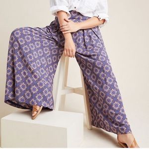 Anthropologie | Maeve Medallion Wide Leg Pants